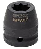 Armstrong 21-144 3/4-Inch Drive 12 Point Impact Socket, 1-3/8-Inch by Cooper Tools [並行輸入品]