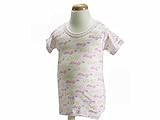 D&G JUNIOR(ディー＆ジー ジュニア)半袖 Tシャツ ホワイト ピンク＆イエロー ロゴデザイン 3/6M【並行輸入品】