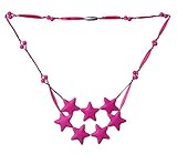 ComfyBaby Beads 'Falling Stars' Silicone Teething Necklace BPA Free - Cotton Candy Pink by ComfyBaby