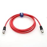 Eonvic Canare 12GNeutrikBNCオス-BNCオスHDSDI4Kビデオ同軸ケーブルFS5からAtomosShogunInferno (2M, Red)