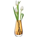 LSA FLOWER COLOUR BUD フラワーベース(花器) 高さ14cm アンバー(琥珀)  TLA2106
