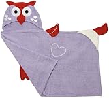 Kids Hooded Bath Towel - Olive the Owl by Zoocchini