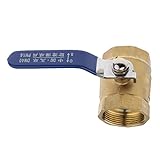 B Blesiya エアー　ホース　パイプ　≤1.6Mpa　水門　ブレーキ　ボールバルブ　配管　部品　真ちゅう製　全４タイプ　 - 1.5インチ