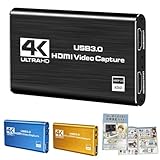 【OBS設定ガイド付】 キャプチャーボード switch2対応 switch対応 PS5 対応 パススルー HDMI キャプボ ゲームキャプチャー ビデオキャプチャー USB3.0 録画 配信 挿すだけキャプチャー (ブラック)