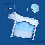 ベビーバス 座れる 赤ちゃん チェア 椅子 セルフ浴槽, 特大ベビーバス, 新生児から使用可能, 子供たちが好きなパステルカラー