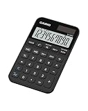 カシオ デザイン電卓 手帳型カラフル ブラック 10桁 SL-300D-BK-N