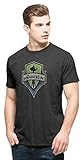 MLS Seattle Sounders FCメンズScrum Basic Tシャツ、スモール、チャコール