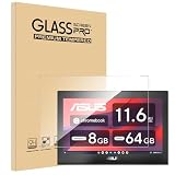 【1枚セット】For ASUS Chromebook Flip CX1 CX1102FKA フィルム 11.6インチ Mosasa 保護フィルム 衝撃吸収 PET 飛散防止 2.5Dラウンドエッジ 自動吸着 気泡ゼロ 高透過率 高感度