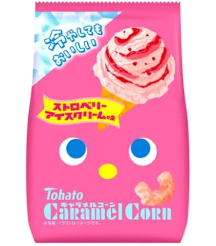 キャラメルコーン ストロベリー味 52g Amazon.co.jp: 東ハト キャラメルコーンストロベリーアイスクリーム味