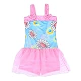 Domybest 子供水着 ベビースイミングウェア 女の子 ビーチウェア ワンピース ビキニ パンツ メッシュスカート 花柄 可愛い 柔らかい ホリデー 海水浴 温泉 プール 水泳 写真 パーティー　