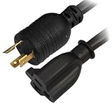 Conntek 8-Feet Locking Extension Cord 20-Amp 125-Volt NEMA L5-20P Plug to U.S Connector [並行輸入品]