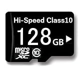 無印高速ノーブランドマイクロSDカード8GB/16GB/32GB/64GB/128GB/256GB【アダプター付/アダプター無】 (microSD-128GB【アダプター無】)