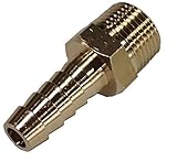 真鍮製 ホースニップル 【ネジ規格】R3/8【ホース差込口外径】10.5mm