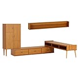 arne テレビ台 キャビネット ウォールシェルフ 完成品 日本製 配線収納 3点セット T-003/1500 T3L-cabi WallBox F-1500 北欧モデル