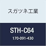 スガツネ工業 ドア用金物 ステンレス鋼製コーナーファスナーヒンジ STH-C64 1