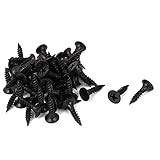 uxcell セルフタッピングネジ 亜鉛メッキ フィリップス フラットフィリップスヘッド M3.5x16mm