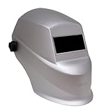 Sellstrom 41011 Trident Welding Helmet with 4-1/4 Width x 2 Height Fixed Front, Silver by Sellstrom