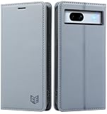 FeeY Google Pixel 7A 用 ケース 手帳型 7a手帳 ケース 耐衝撃TPU素材カード収納 マグネット内蔵スタンド機能付き ピクセル 7a 財布型 携帯カバー Pixel 7A用 スマホケース 全面保護 ライトブルー