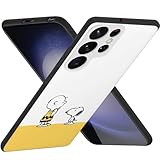 Galaxy S23 Ultra ケース スヌーピー キャラクター 可愛い 薄型 指紋防止 安心保護 軽量 (Galaxy S23 Ultra)