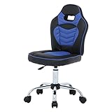 不二貿易 レーシングチェア キッズ用 ブルー 60701