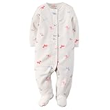 Carter's （カーターズ） :: ロンパース フリース カバーオール 長袖 足つき 女の子 ポリエステル100% :: Fleece Snap-Up Sleep & Play :: 9M (67