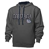 NCAA Gonzaga Bulldogsベンチマークカラーブロックプルオーバーフード、スモール、Graphite / Navy