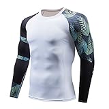 メンズ スポーツシャツ コンプレッションウェア アンダーウェア 長袖 Tシャツ パワーストレッチ フィットネス 加圧 吸汗 速乾 快適 アン