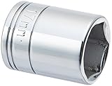 S K Hand Tools SKT317 .38in. Drive 6 Point Standard Socket 17mm