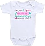 Sugar & Spice and Everything Nice Is What Little Girls – Cute Baby Girlボディスーツ