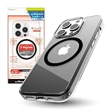 Simplism シンプリズム iPhone 15 Pro [Turtle] MagSafe対応 ハイブリッドクリアケース TR-IP23M3-TTMS-CLBK