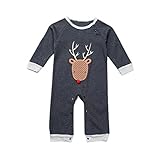 Tonsee ベビー ロンパース 男の子 可愛い ジャンプスーツ 動物 パターン お着替え簡単 出産祝い (80)