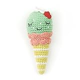 ウィーゴアミーゴ Weegoamigo ガラガラ ぬいぐるみ アイスクリーム クロシェットラトル アイシーアイスドリーム Icy Icedream