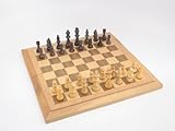 15" Folding Wooden Chess Set