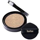 HARIAS ハリアス (公式) クッションファンデーション クッションファンデ SPF50+ ナイアシンアミド 医薬部外品 美容液 ファンデーション 人気ランキング (詰替え用アンバー)