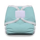 Thirsties Diaper Cover with Hook and Loop, Aqua, Small by Thirsties