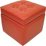 URBAN 多目的スツール　キューブ ST-009 1P (レッド)