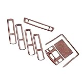 RAMBO インテリアパネル アルファード20系 ヴェルファイア20系 艶有り茶木目 8ピース 内装パネル ALPHARD20 VELLFIRE20 ウッド調パネル