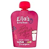 Ella's Kitchen Organic Berry Yummy Yoghurt Greek Style 6mth+ (90g) エラのキッチン有機ベリーおいしいヨーグルトギリシャスタイル6Mth