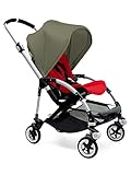 Bugaboo Bee3 Stroller - Dark Khaki - Red - Aluminum by Bugaboo