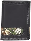 Realtree Men's Trifold Wallet With Camo Insert And Shot Shell Ornament