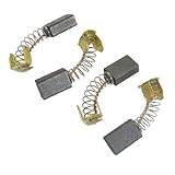 uxcell 電気モーターカーボンブラシ カーボンブラシ 4個 5 x 8 x 12mm