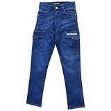 BLUE MONSTER CLOTHING(ブルーモンスタークロージング) ミリタリーカーゴ ワークパンツ メンズ BMW78C Lサイズ ダークブルー