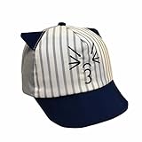 BESTLEE お耳付きハット ベビー キッズ UVカット 帽子 猫ちゃん アウトドア 熱中症対策 グレー