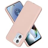 【 Antimam 】可兼容MOTO G64 5G/MOTO G64Y 5G/G54 5G用 ケース シリコン 耐衝撃［ 柔軟性 TPU シリコン］さらさら手触り 薄型 超軽量 対応モトローラ モトG64 5G カバー 全面保護 マット質感 滑り止め すり傷防止 携帯便利 moto g64 5g ケース （ピンク）