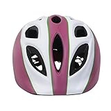 Lovoski 2色選べ　キッズ　安全ヘルメット　運動護具　スケートボード　調節可能　スキー　アウトドア活動　自転車　スケート　サイクリング　 - ピンク