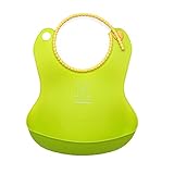 お食事エプロン スタイ(よだれかけ スタイ/スーパービブ/袖なし/保育園/女の子/男の子）防水 食事 エプロン スタイ シリコンスタイ よだれかけ スタイ ビブ よだれカバー かわいい (グリーン)