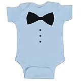 Suit TieボウタイタキシードFunny Baby Boyボディスーツ幼児 カラー: ブルー