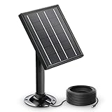 【Amazon限定ブランド】 ALLPOWERS ソーラーパネル 5V3.5W 屋外セキュリティ防犯カメラ太陽光パネル 監視カメラ用 庭噴水