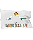 恐竜枕カバー寝具の幼児と子、標準枕ケースは、子Dino Your Love、簡単に明るく子供ベッドルームの装飾、かわいい性別Neutralカバーfor your childsベッド 20 x 30 S