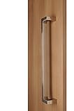 45 °オフセット/モダン& Contemporary /商用/住宅用/長方形/正方形/ push-pull stainless-steelドアハンドル – Brushed Satin Finish 